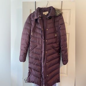 Michael Kors maroon/ small winter down coat